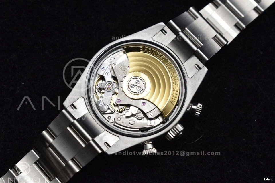 on Daytona Green SS Bracelet ADGF Edition Best A7750 Dial White SS 0425